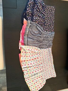 Lucky in Love lot of 3 Smocked Mini Tennis Skirt - Navy, Pink, White Size S